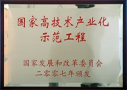 国家高技术产业化示范工程